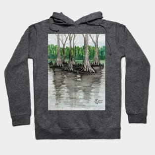 Cypress trees in the swamp Hoodie